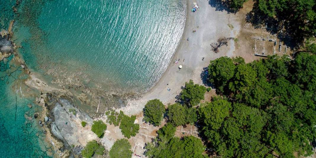 Burayı gören de duyan da Yunanistan’da sanıyor ama yanılıyor! Türkiye’nin gizli hazinesi: Ormanla denizin kucaklaştığı yer 1